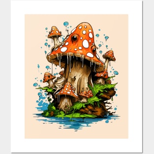 Mosscore Mushroom Medley Posters and Art